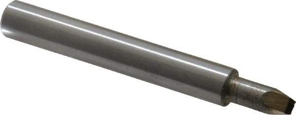 Made in USA - 0.01 Max Concave Radius Single Point Diamond Dresser - 2" Long x 3/8" Shank Diam - Eagle Tool & Supply