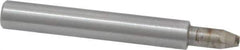 Made in USA - 0.015 Max Concave Radius Single Point Diamond Dresser - 2" Long x 3/8" Shank Diam - Eagle Tool & Supply