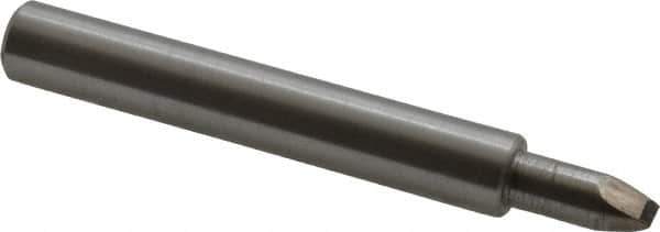 Made in USA - 0.02 Max Concave Radius Single Point Diamond Dresser - 2" Long x 3/8" Shank Diam - Eagle Tool & Supply