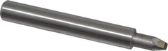 Made in USA - 1/16" Max Concave Radius Single Point Diamond Dresser - 2" Long x 3/8" Shank Diam - Eagle Tool & Supply