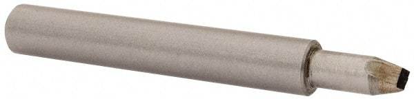 Made in USA - 1/8" Max Concave Radius Single Point Diamond Dresser - 2" Long x 3/8" Shank Diam - Eagle Tool & Supply