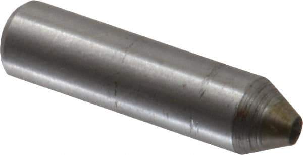 Made in USA - 1" Long x 1/4" Shank Diam Thread Single Point Diamond Dresser - 75° Included Angle - Eagle Tool & Supply