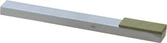 Made in USA - Very Fine, 1" Length of Cut, Single End Diamond Hone - 220 Grit, 3/8" Wide x 3/8" High x 4" OAL - Eagle Tool & Supply