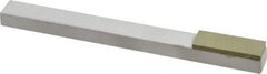 Made in USA - Extra Fine, 1" Length of Cut, Single End Diamond Hone - 320 Grit, 3/8" Wide x 3/8" High x 4" OAL - Eagle Tool & Supply