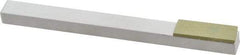 Made in USA - Super Fine, 1" Length of Cut, Single End Diamond Hone - 400 Grit, 3/8" Wide x 3/8" High x 4" OAL - Eagle Tool & Supply