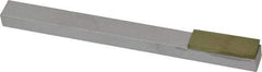 Made in USA - Super Fine, 1" Length of Cut, Single End Diamond Hone - 600 Grit, 3/8" Wide x 3/8" High x 4" OAL - Eagle Tool & Supply