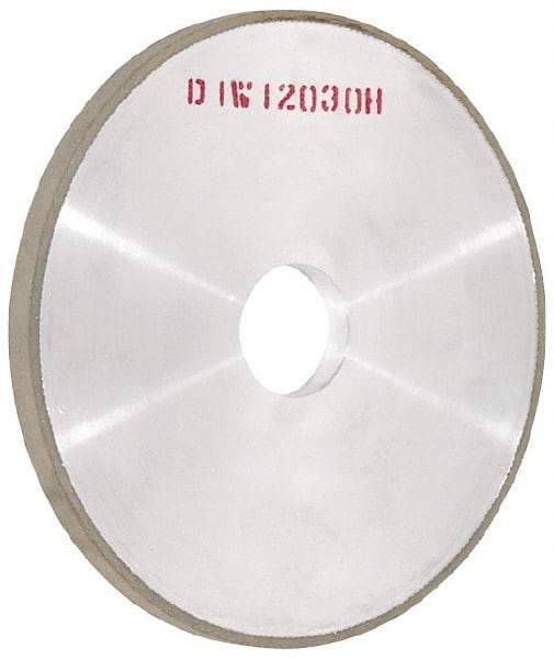 Made in USA - 8" Diam x 1-1/4" Hole x 1/2" Thick, 150 Grit Surface Grinding Wheel - Diamond, Type 1A1, Very Fine Grade - Eagle Tool & Supply