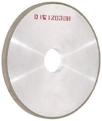 Made in USA - 6" Diam x 1-1/4" Hole x 1/2" Thick, 150 Grit Surface Grinding Wheel - Diamond, Type 1A1, Very Fine Grade - Eagle Tool & Supply
