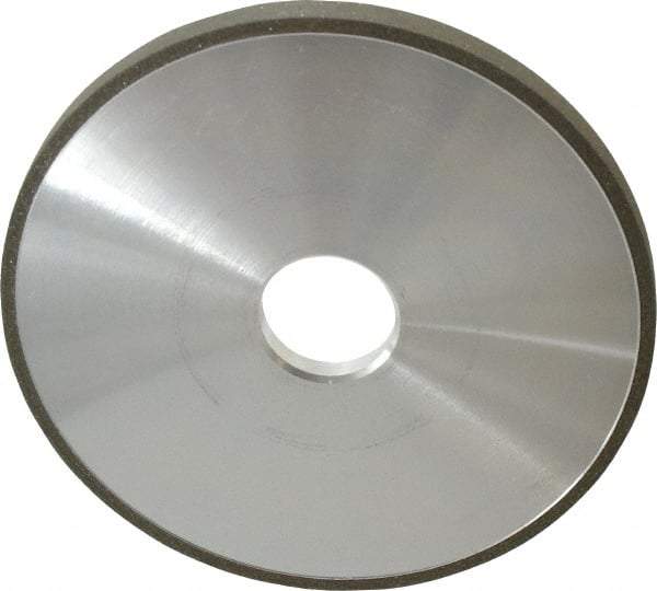 Made in USA - 6" Diam x 1-1/4" Hole x 3/8" Thick, 100 Grit Surface Grinding Wheel - Diamond, Type 1A1, Fine Grade - Eagle Tool & Supply