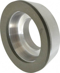 Made in USA - 3" Diam, 1-1/4" Hole Size, 7/8" Overall Thickness, 150 Grit, Type 11 Tool & Cutter Grinding Wheel - Very Fine Grade, Diamond - Eagle Tool & Supply