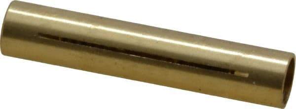 Made in USA - 1/8" Diam Select Replacement Through Hole Barrel - 0.6" Barrel Length, Eccentric Slot - Eagle Tool & Supply