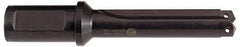 Allied Machine and Engineering - Series 4, 1-29/32 to 2-9/16" Diam, 1-1/2" Diam Straight Shank, Straight Flute Spade Drill - 34-5/8" Max Depth, 36-3/16" Body Length, 40" OAL, Extended Length, Through Coolant - Eagle Tool & Supply