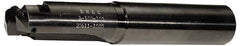 Allied Machine and Engineering - Series D, 2 to 2-7/8" Diam, 1-1/2" Diam Straight Shank, Straight Flute Spade Drill - 9" Max Depth, 10" Body Length, 13" OAL, Standard Length, Through Coolant - Eagle Tool & Supply
