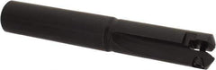 Allied Machine and Engineering - Series A, 31/32 to 1-3/8" Diam, 1" Diam Straight Shank, Straight Flute Spade Drill - 3" Max Depth, 3-17/32" Body Length, 6-1/2" OAL, Short Length - Eagle Tool & Supply