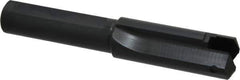 Allied Machine and Engineering - Series B, 1-1/4 to 1-3/4" Diam, 1" Diam Straight Shank, Straight Flute Spade Drill - 3-1/2" Max Depth, 4-3/32" Body Length, 7" OAL, Short Length - Eagle Tool & Supply