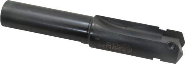 Allied Machine and Engineering - Series C, 1-1/2 to 2-3/8" Diam, 1-1/4" Diam Straight Shank, Straight Flute Spade Drill - 4" Max Depth, 5" Body Length, 8" OAL, Short Length - Eagle Tool & Supply