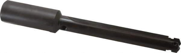 Allied Machine and Engineering - Series A, 31/32 to 1-3/8" Diam, 1-1/2" Diam Straight Shank, Straight Flute Spade Drill - 7-3/4" Max Depth, 8-9/32" Body Length, 11-1/4" OAL, Standard Length, Through Coolant - Eagle Tool & Supply