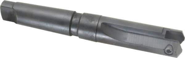 Allied Machine and Engineering - Series B, 1-1/4 to 1-3/4" Diam, 4MT Taper Shank, Straight Flute Spade Drill - 3-1/2" Max Depth, 4-11/32" Body Length, 8-3/8" OAL, Short Length - Eagle Tool & Supply