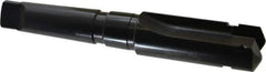 Allied Machine and Engineering - Series C, 1-1/2 to 2-3/8" Diam, 4MT Taper Shank, Straight Flute Spade Drill - 4" Max Depth, 5-1/4" Body Length, 8-7/8" OAL, Short Length - Eagle Tool & Supply