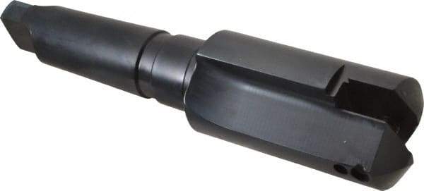 Allied Machine and Engineering - Series E, 2-1/2 to 3-3/8" Diam, 5MT Taper Shank, Straight Flute Spade Drill - 5" Max Depth, 6-5/16" Body Length, 11-1/8" OAL, Short Length - Eagle Tool & Supply