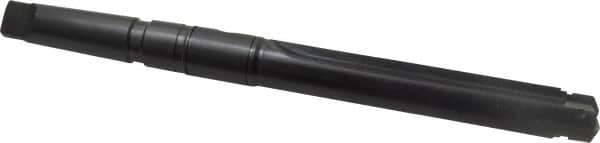 Allied Machine and Engineering - Series B, 1-1/4 to 1-3/4" Diam, 4MT Taper Shank, Straight Flute Spade Drill - 8-1/8" Max Depth, 10-21/32" Body Length, 14-11/16" OAL, Standard Length, Through Coolant - Eagle Tool & Supply