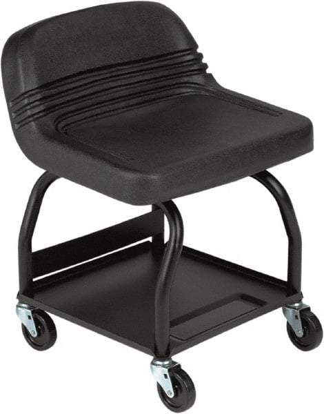 Whiteside - 480 Lb Capacity, 4 Wheel Creeper Seat - Steel, 24" High x 18" Wide - Eagle Tool & Supply