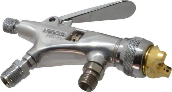 DeVilbiss - High Volume/Low Pressure Paint Spray Gun - 100 Max psi, For High Solids, Industrial Automotive, Waterborne - Eagle Tool & Supply