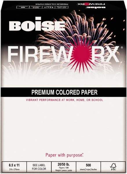 Boise - Blue Colored Copy Paper - Use with Laser Printers, Copiers, Plain Paper Fax Machines - Eagle Tool & Supply