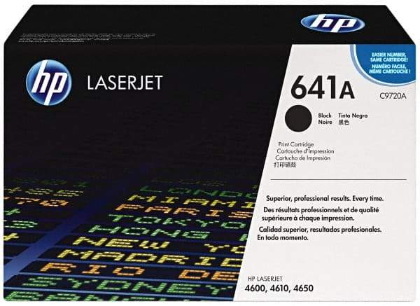 Hewlett-Packard - Black Toner Cartridge - Use with HP Color LaserJet 4600, 4650 - Eagle Tool & Supply