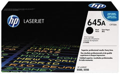 Hewlett-Packard - Black Toner Cartridge - Use with HP Color Laser Jet 5500, 5550 - Eagle Tool & Supply