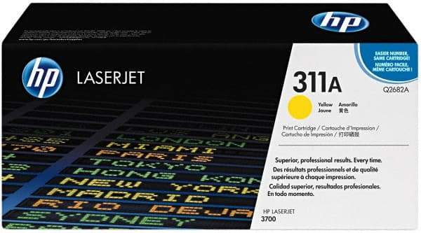 Hewlett-Packard - Yellow Toner Cartridge - Use with HP Color LaserJet 3700 - Eagle Tool & Supply