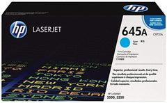 Hewlett-Packard - Cyan Toner Cartridge - Use with HP Color Laser Jet 5500, 5550 - Eagle Tool & Supply