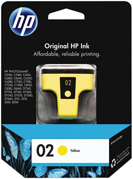 Hewlett-Packard - Yellow Ink Cartridge - Use with HP PhotoSmart 3110, 2110, 3310, 8250, C5150, C6150, C6180, C6240, C6250, C6280, C7150, C7180, C7250, C7280, C8150, C8180, D6160, D7175, D7155, D7160, D7260, D7345, D7355, D7360, D7460 - Eagle Tool & Supply