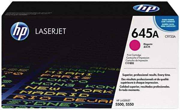 Hewlett-Packard - Magenta Toner Cartridge - Use with HP Color Laser Jet 5500, 5550 - Eagle Tool & Supply