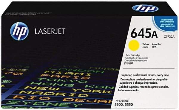 Hewlett-Packard - Yellow Toner Cartridge - Use with HP Color Laser Jet 5500, 5550 - Eagle Tool & Supply