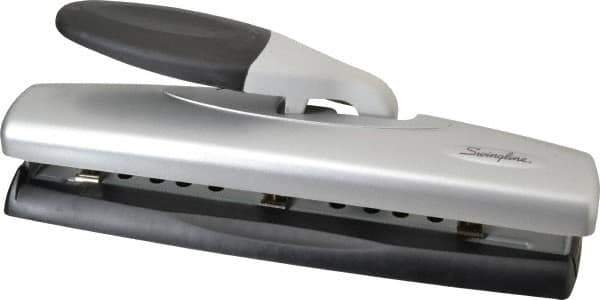 Swingline - Paper Punches Type: 20 Sheet 2 & 3 Hole Punch Color: Black & Silver - Eagle Tool & Supply