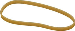 Alliance - 3 Inch Circumference, 1/8 Inch Wide, Pale Crepe Gold Rubber Band Strapping - 1,100 Pieces - Eagle Tool & Supply