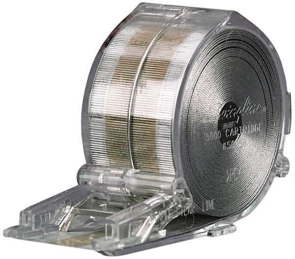 Swingline - 1/4" Leg Length, Galvanized/Low-Carbon Steel Staple Cartridge Roll - 30 Sheet Capacity, For Use with Swingline 690e, 520e, 5000 Series, 790, Zephyr & Electric Saddle Staplers - Eagle Tool & Supply