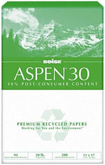 Boise - 11" x 17" White Copy Paper - Use with Laser Printers, High-Speed Copiers, Plain Paper Fax Machines - Eagle Tool & Supply