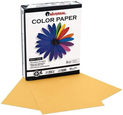 UNIVERSAL - 8-1/2" x 11" Goldenrod Copy Paper - Use with Laser Printers, Copiers, Offset Presses, Spirit Duplicators - Eagle Tool & Supply