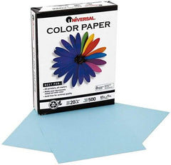 UNIVERSAL - 8-1/2" x 11" Blue Copy Paper - Use with Laser Printers, Copiers, Offset Presses, Spirit Duplicators - Eagle Tool & Supply