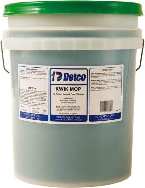 Detco - 5 Gal Pail Cleaner - Use on Resilient Flooring - Eagle Tool & Supply