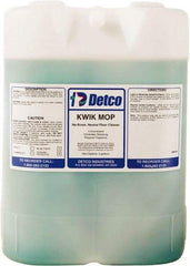 Detco - 5 Gal Container Cleaner - Use on Resilient Flooring - Eagle Tool & Supply