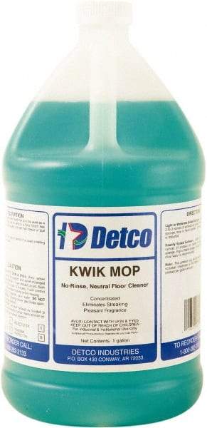 Detco - 1 Gal Bottle Cleaner - Use on Resilient Flooring - Eagle Tool & Supply