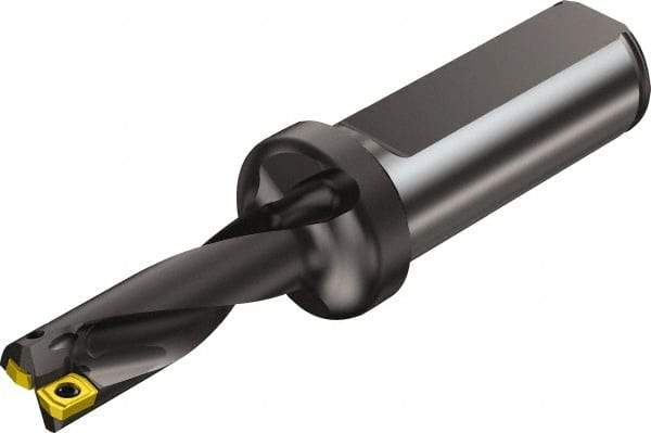Sandvik Coromant - 41mm Max Drill Depth, 2.99213xD, 12.7mm Diam, Indexable Insert Drill - 2 Inserts, 20mm Shank Diam, Flange Shank - Eagle Tool & Supply