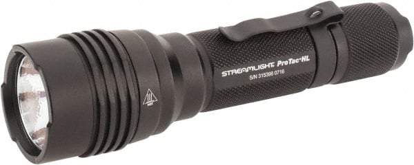 Streamlight - White LED Bulb, 750 Lumens, Industrial/Tactical Flashlight - Black Aluminum Body, 2 CR123A Lithium Batteries Included - Eagle Tool & Supply