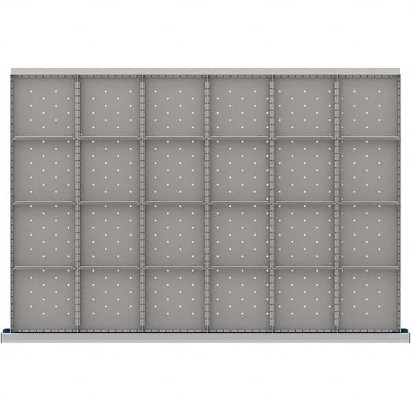 LISTA - 24-Compartment Drawer Divider Layout for 3.15" High Drawers - Eagle Tool & Supply