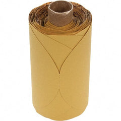 3M - 5" Diam, 240 Grit Aluminum Oxide Adhesive PSA Disc - Very Fine Grade, Gold, Paper Backing, Flexible, Use with Random Orbital Sanders - Eagle Tool & Supply