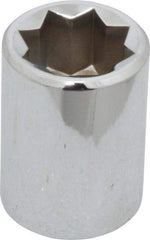 Proto - 5/8", 1/2" Drive, Standard Hand Socket - 8 Points, 1-1/2" OAL, Alloy Steel, Chrome Finish - Eagle Tool & Supply