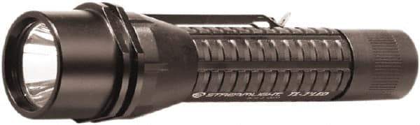 Streamlight - White LED Bulb, 160 Lumens, Industrial/Tactical Flashlight - Black Aluminum Body, 2 CR123A Lithium Batteries Included - Eagle Tool & Supply